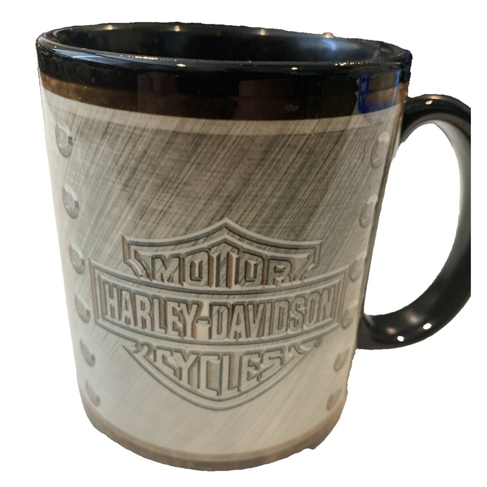 Harley Davidson Motor Cycles Mug Approx 3" wide x 4" tall